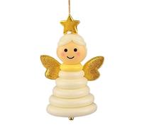 Pulsanti fai da te Kit ornamenta neve | Forniture artigianali artistiche Natale | Pulsanti delle attività Natales Ornamenti che fanno set | Pendente bottone impilato fatto decorazioni albero Natale