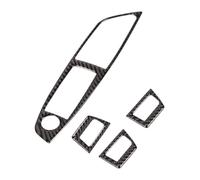 Pulsanti finestrini dell'auto Per BMW Per 5 Serie F10 F18 2011-2017 Finestra Automobile Interruttore Sollevamento Pulsante Bracciolo Pannello Copertura Trim LHD/RHD Interni Adesivo(LHD)