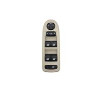 Pulsanti finestrini dell'auto Per Peugeot 408 2009-2013 Master Power Interruttore Alzacristallo Anteriore Sinistro Pulsante Controllo Specchietto 96666289ZE 98060872ZE(Beige)