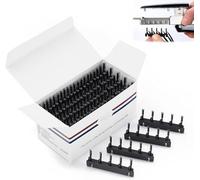 Pulsanti Hir 6d, Strumenti del Kit di Estensione Hir Senza Fili da 40 Pezzi, Strumento di Connessione Parrucca A 5 Strati, per La Macchina di Estensione Hir di 2a Generazione 6d, A