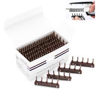 Pulsanti Hir 6d, Strumenti del Kit di Estensione Hir Senza Fili da 40 Pezzi, Strumento di Connessione Parrucca A 5 Strati, per La Macchina di Estensione Hir di 2a Generazione 6d, D