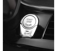 Pulsanti interni auto Compatibile Con BMW Per La Serie 5 G30 2018 2019 2020 Lega Di Alluminio START STOP MOTORE Pulsanti Paillettes Decorazione Decalcomanie