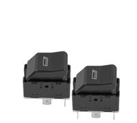 Pulsanti Interruttore Finestrino 2pcs Elettrico Porta Vetro Finestra Di Controllo Per Transporter T4 Interruttore Pulsante Sollevatore Si Adatta 7D0959855 7D0 959 855 5 PINS Interruttore Alzacristallo