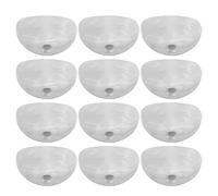 Pulsanti per la Testa della Macchina del Sintonizzatore Dureble Plastic Metal Guitar -Penne di Bloccaggio per Chitarre, 12 Set Folk Classic (WHITE)