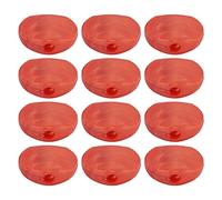 Pulsanti per la Testa della Macchina del Sintonizzatore Dureble Plastic Metal Guitar -Penne di Bloccaggio per Chitarre, 12 Set Folk Classic (Agate Red)