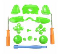 Pulsanti per paraurti, pulsanti DPad LB RB LT RT e cacciaviti T6 T8 e barra di crowbar per Xbox One Elite Controller 3,5 mm (verde)