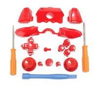 Pulsanti per paraurti, pulsanti DPad LB RB LT RT e cacciaviti T6 T8 e barra di crowbar per Xbox One Elite 3,5 mm Controller (rosso)