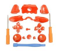 Pulsanti per paraurti, pulsanti DPad LB RB LT RT e cacciaviti T6 T8 e barra di crowbar per Xbox One Elite 3,5 mm Controller (arancione)