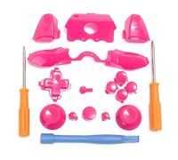 Pulsanti per paraurti, pulsanti DPad LB RB LT RT e cacciaviti T6 T8 e barra di crowbar per Xbox One Elite 3,5 mm (rosa)