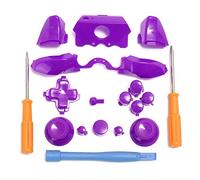 Pulsanti per paraurti, pulsanti DPad LB RB LT RT e cacciaviti T6 T8 e barra di culla, per controller Xbox One Elite da 3,5 mm (viola)
