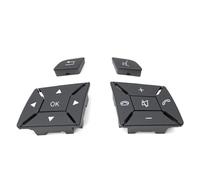 Pulsanti Sterzo Auto Per Benz C E A Per GLK Per CLS Classe W204 X204 W212 W218 W156 W176 W117 W172 W246 Pulsante Interruttore Controllo Menu Volante Dell'auto(Model A-Dark Gray)