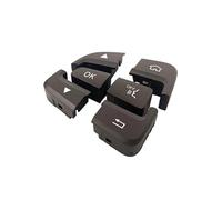 Pulsanti Sterzo Auto Per Benz C Per GLC Classe W205 W253 C180 C200 C300 0999052000/300 Interruttore Di Controllo Del Volante Multifunzione Per Auto(Left-Brown-6pcs)