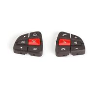 Pulsanti Sterzo Auto Per Benz Per GLC Classe C W205 W253 C180 C200 Per GLC300 Pulsanti Interruttore Volante Pulsanti Interruttore Multifunzione Auto(Brown Red)