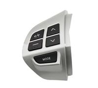 Pulsanti Sterzo Auto Per MITSUBISHI Per LANCER Per OUTLANDER Per ASX 2007-2011 Pulsante Multifunzione Volante Interruttore Controllo Velocità Crociera(Silver Black-Left)