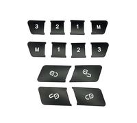 Pulsanti Trim Interni Compatibile Con Benz Per 2013 2014 2015 2016 2017 Adesivo Per Pulsante Di Sollevamento Finestrino E Sportello Di Apertura E Chiusura(12pcs)