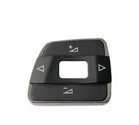Pulsanti Volante Auto 1 pezzo Per VW Per Passat B7 2011 2012 2013-2015 Interruttore Al Volante Multifunzione Pulsante Controllo Canale Audio Copertura Trim 3C8959537(Plusminus-Left-1PC)