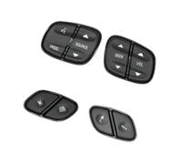 Pulsanti Volante Auto 4 Pezzi Per GMC Per Sierra Per Yukon Envoy 2003 2004 2005 2006 2007 Pulsanti Di Controllo Dell'interruttore Al Volante Dell'auto 21997738 21997739