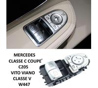 PULSANTIERA ALZA CRISTALLI SPECCHIETTI MERCEDES W447 CLASSE C COUPE' VITO VIANO