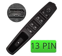 Vinciann Pulsantiera alzacristalli con cornice lato guida Interruttori pulsanti console auto compatibile con codice OEM 809610016R adatto a Grand Scénic compatibile con Megane e altri - RN5T