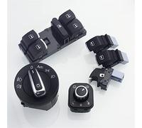 Pulsantiera Alzacristalli Faro Finestra Interruttore Per Caddy Per Golf Per Jetta MK5 MK6 Per Scirocco Per Seat Per Alhambra 5ND941431B 5ND959857 Sollevamento Elettrico(1)