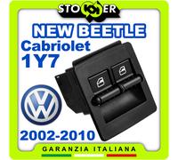 Pulsantiera Alzacristalli Interruttori Due Tasti per VW NEW BEETLE Cabriolet 1Y7