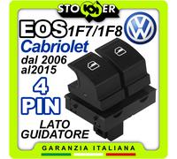 Pulsantiera Alzacristalli Interruttori Tasti Vetri Anteriori VW EOS 1F7-1F8 4PIN