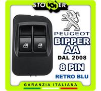 Pulsantiera Alzacristalli Interruttori Vetri Anteriori PEUGEOT BIPPER AA 8PIN
