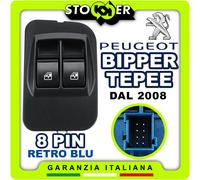 Pulsantiera Alzacristalli Interruttori Vetri Anteriori PEUGEOT BIPPER TEPEE 8PIN