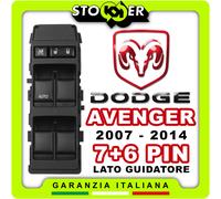Pulsantiera Alzacristalli Interruttori Vetri Portiere per DODGE AVENGER 7+6 PIN