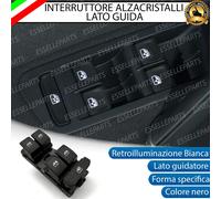 PULSANTIERA ALZACRISTALLI LATO GUIDATORE NERO PER SEAT LEON 3 5F