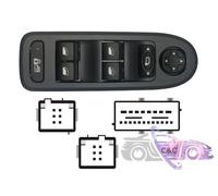 PULSANTIERA ALZACRISTALLI PORTA A/SX 4 INTERUTTORI 26 PIN PEUGEOT 308 07>13