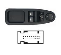 PULSANTIERA ALZACRISTALLI PORTA ANTERIORE SINISTRA 13 PIN 2 INTERRUTTORI COMANDI