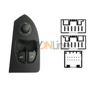 PULSANTIERA ALZACRISTALLI PORTA ANTERIORE SINISTRA 24 PIN 2 INTERRUTTORI COMANDI