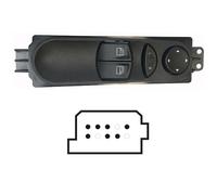 PULSANTIERA ALZACRISTALLI PORTA ANTERIORE SINISTRA 7 PIN 2 INTERRUTTORI COMANDI