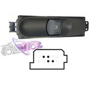 PULSANTIERA ALZACRISTALLO PORTA A/DX 1 INTERRUTTORE 4 PIN VITO W639 04>10