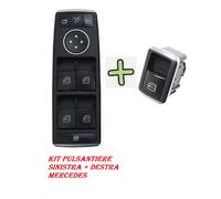 PULSANTIERA ALZAVETRO MERCEDES Classe A B ML GLA GLE SINISTRA + PULSANTE DESTRO