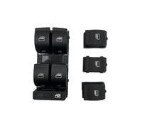 Pulsantiera Alzavetro Per A4 S4 B6 2003- B7 Per SEAT Per Exeo 8E0959851 8E0959855 Interruttori Alzacristalli Elettrici Anteriori Pulsante Interruttore Controllo Principali(Blu)