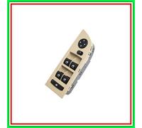Pulsantiera Beige-4 Interruttori-Alzacristallo Porta Anteriore Sinistra-Senza Fu