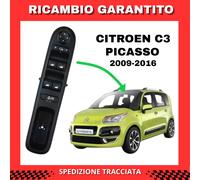 Pulsantiera Citroen C3 Picasso Interruttori Alzacristallo Sinistro Alzavetri