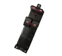 Pulsantiera Controllo Principale Per Vw Per Golf MK4 Interruttore Alzacristallo Elettrico A Doppia Porta 1J3959857 1J3 959 857A(Red)