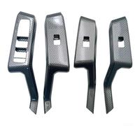 Pulsantiera Finestra Auto Texture Carbonio per Toyota per rav4 | ABS , montaggio per preciso, finitura texture carbonio, usura, per rav4 2006-2012(A)