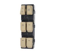 Pulsantiera Finestra Interruttore alzacristallo elettrico Beige Plastica Controllo anteriore sinistro per Sonata 11-2015 93570-3S000 Pulsantiera Alzavetro