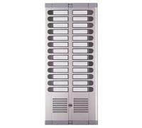 PULSANTIERA - FRONTALE 26 PULSANTI SU 2 FILE CON SCATOLA AD INCASSO PREDISPOSTO PER POSTO ESTERNO URMET 925/226