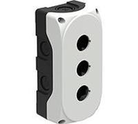 Custodia Lovato in plastica grigia IP67 per 3 pulsanti LPZP3A8