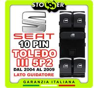 Pulsantiera Guida Alzacristalli Interruttori Vetri per SEAT TOLEDO III 5P2 10PIN
