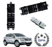 PULSANTIERA INTERRUTORE ALZACRISTALLI CROMATO NISSAN QASHQAI 2007 2008 2009 2010