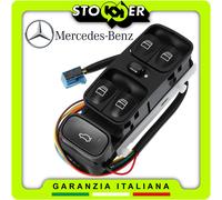 Pulsantiera Interruttore Alzavetri Mercedes CLK C209 Blocco Porte A2098203410