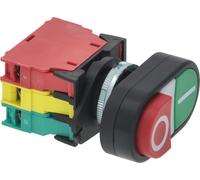 PULSANTIERA INTERRUTTORE O-I BIANCO-NERO ROSSO/VERDEV MARCIA/ARRESTO N.A43 GIOV