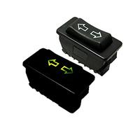 Pulsantiera Interruttori Alzacristalli 1Pcs Interruttore Alzacristallo Per Auto Con Lampada Interruttore Alzacristallo Elettrico A 5 Pin DC 12V / 24V 20A Pulsante Auto(B)