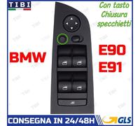 PULSANTIERA INTERRUTTORI ALZACRISTALLI BMW SERIE 3 E90 E91 CON TASTO SPECCHIETTI